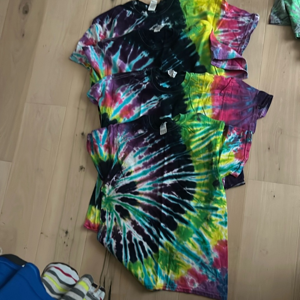 Tie die shirts